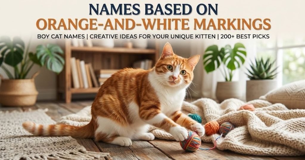Names Based on Orange-and-White Markings