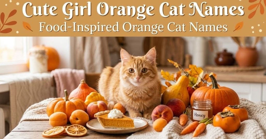 Cute Girl Orange Cat Names