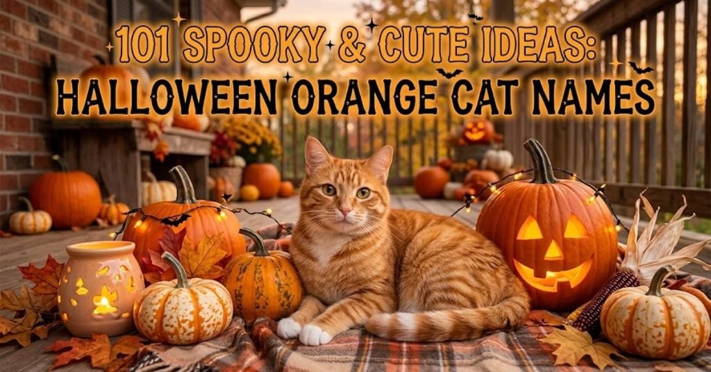Halloween Orange Cat Names