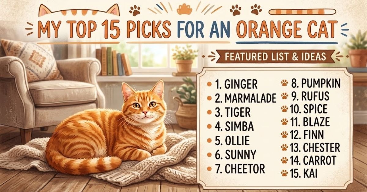 Disney Orange Cat Names