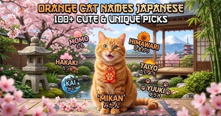 Orange Cat Names Japanese