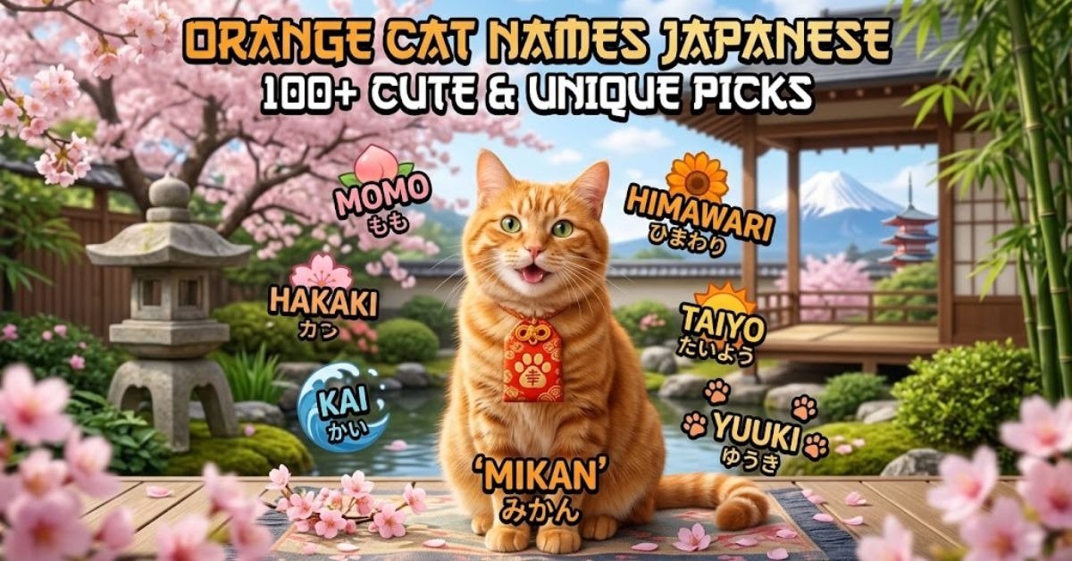 Orange Cat Names Japanese