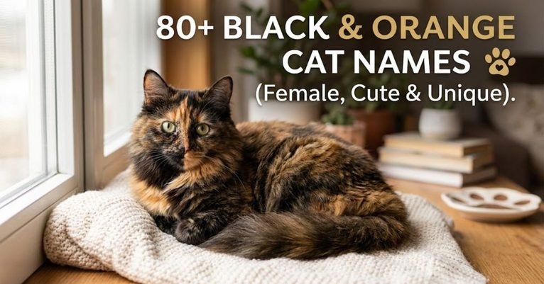 Black and Orange Cat Names