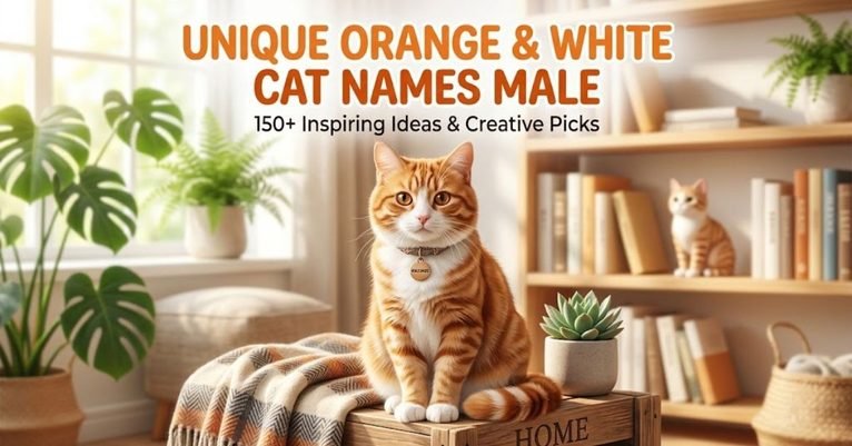 Unique Orange and White Cat Names Male