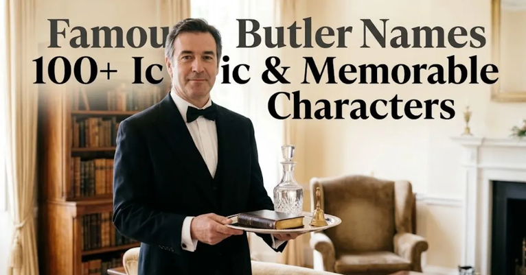 Literary_Luminaries: Features iconic fictional manservants like Jeeves and Alfred, who became legends through their wit, loyalty, and unparalleled competence. Personality_Traits: Explores original butler names inspired by distinct character traits, such as unshakeable calm, sharp intellect, and fierce devotion. Original_Styles: Provides a collection of unique butler names drawing inspiration from the timeless, sophisticated styles of famous fictional counterparts.