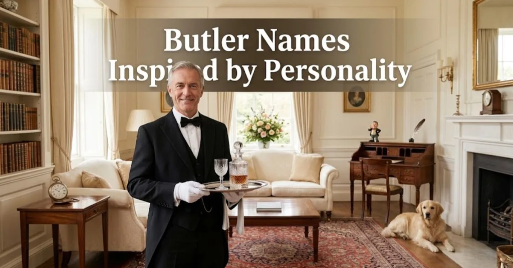 Strict & Punctual: Alistair, Prudence, Vance
Warm & Devoted: Barnaby, Clara, Hollis
Dry & Mysterious: Silas, Vesper, Finch