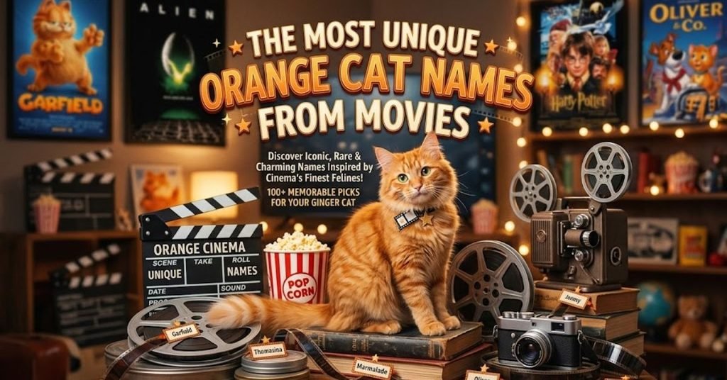 The Most Unique Orange Cat Names From Movies