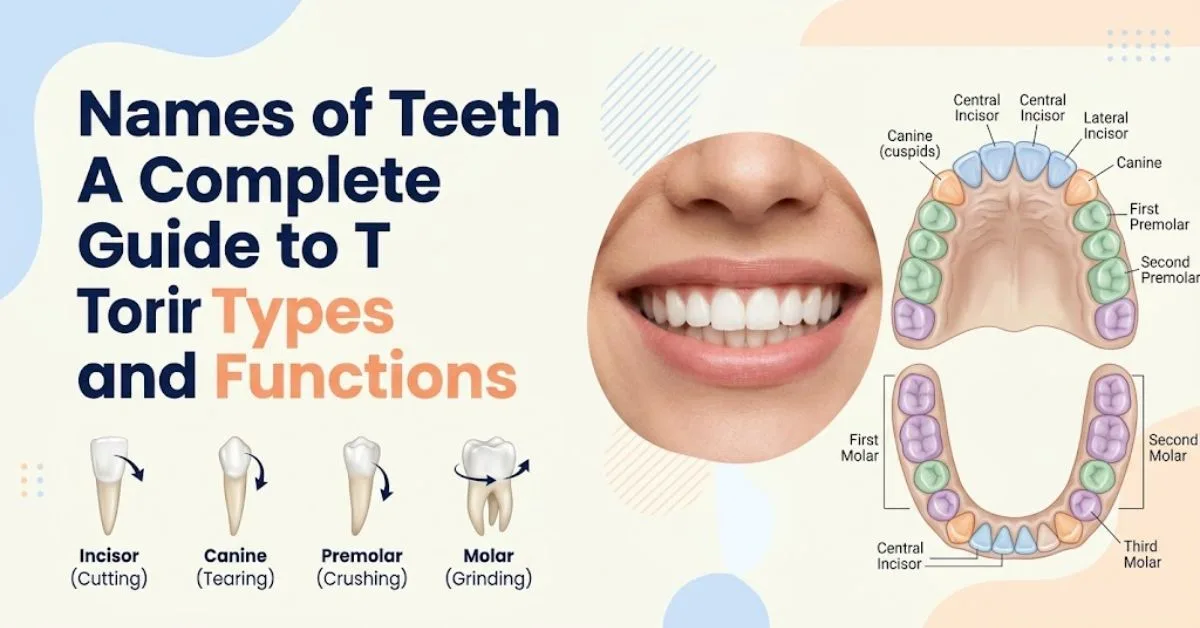 Types: Incisors (cutting), Canines (tearing), Premolars, and Molars (grinding). Count: Adults typically have 32 teeth, with 16 in each jaw. Function: They chew food for digestion and assist in clear speech.