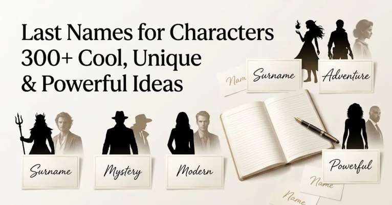Match the Tone: Ensure the name reflects the genre (e.g., Valenti fits a drama, while Vortex fits sci-fi). Check Rhythm: Pair the last name with a first name and say it out loud to see if the syllables flow smoothly (e.g., Leo Vance vs. Leo Abernathy). Consider Character Origins: Think about the character's background, lineage, or secret identity when picking a name.