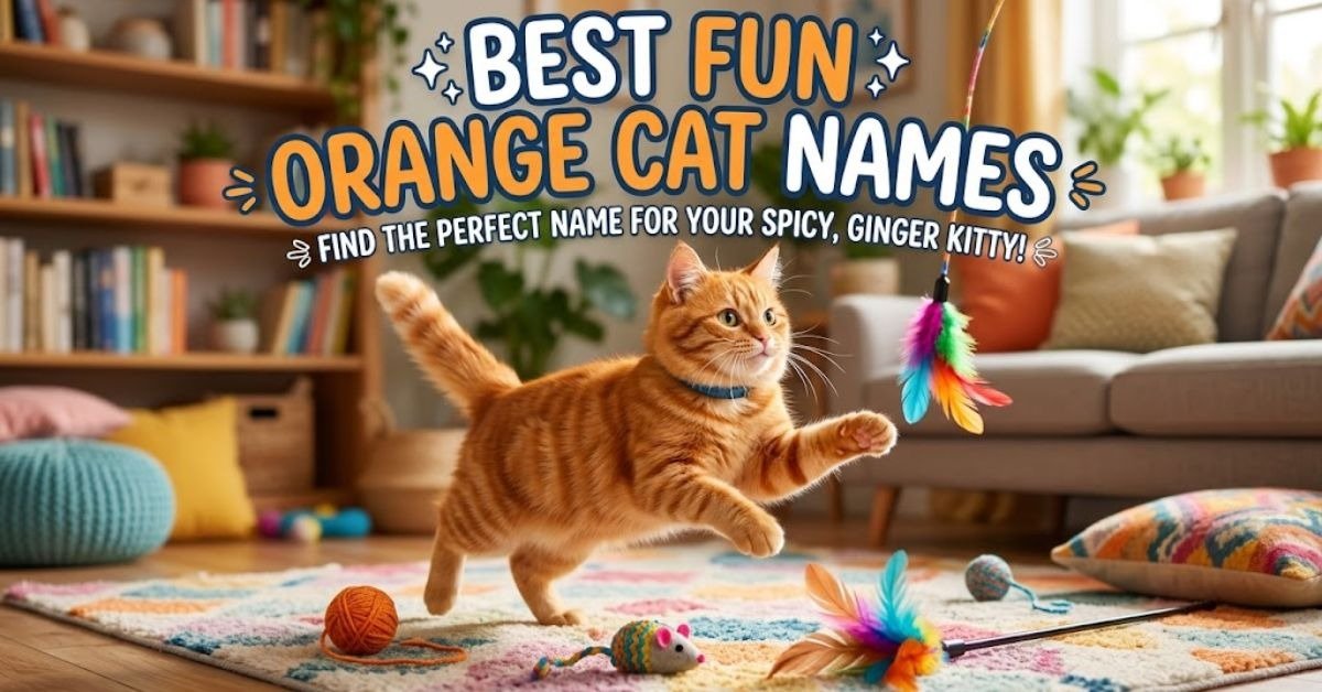 Best Fun Orange Cat Names
