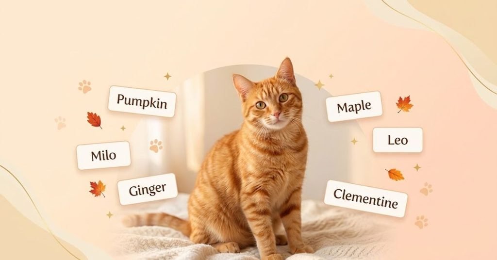 Finding the Right Name for Your Orange Cat